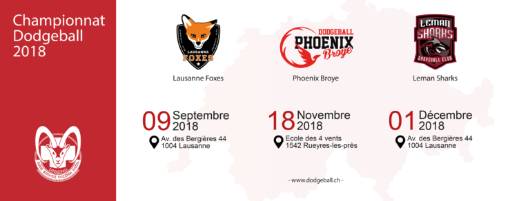 Championnat Suisse Dodgeball 2018