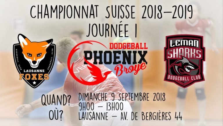 championnat suisse dodgeball 1ere journee