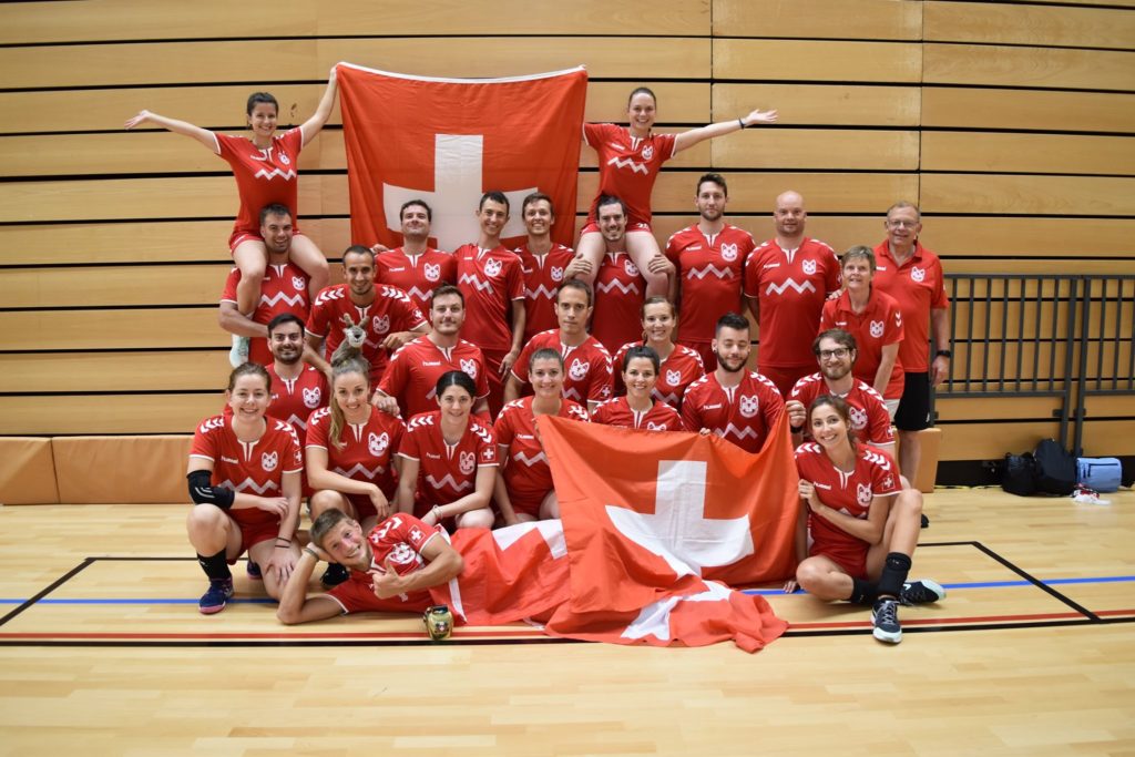 Euro dodgeball 2019 équipe Suisse